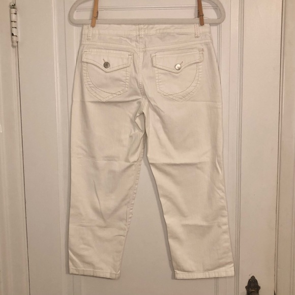 Nine West Cropped Jeans Straight Leg Pants Capris - Picture 3 of 6